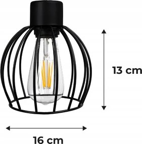 Závesná lampa DRON 4xE27 - DRÔT