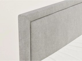 Sivobéžová boxspring posteľ s úložným priestorom 180x200 cm Fresco – Maison de Rêve