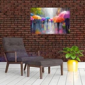 Obraz - Daždivý deň (90x60 cm)