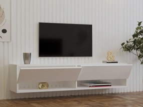 TV stolík/skrinka Agro (biela). Akcia -22%. Vlastná spoľahlivá doprava až k Vám domov. 1088947