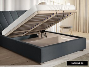 PROXIMA.store - Moderná čalúnená posteľ VIVIAN ROZMER: 160 x 200 cm, FARBA NÔH: wenge