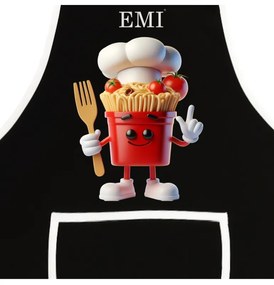 Kuchynská zástera Pasta EMI, sivá