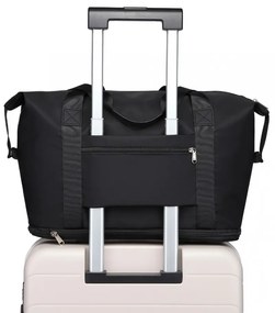 Konofactory Čierna sada 2 príručných tašiek do lietadla "Duo" - M (35l)