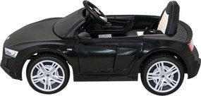 Ramiz Elektrické autíčko Audi R8 Lift čierne + diaľkové ovládanie + EVA kolesá + MP3 + LED