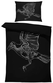 Obliečky Bird skeleton (Rozmer: 1x150/200 + 1x60/50)