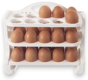 Orion Box na vajíčka, do dverí chladničky, 3 poschodia, na 30 vajec