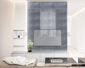 Samolepiace PVC 3D panely LVT05, cena za kus, rozmer 60 x 30 cm, betón sivý lesklý, IMPOL TRADE