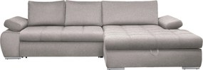 XXXLutz ROHOVÁ SEDAČKA, textil, svetlosivá Carryhome - Sedačky - 002300011411