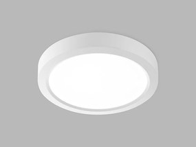 LED2 Zápustné stropné LED osvetlenie EASY, 18W, teplá biela, okrúhle, biele
