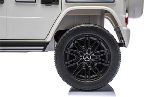 LEAN CARS Akumulátorové vozidlo Mercedes G 4x4 24 V 2580, biele