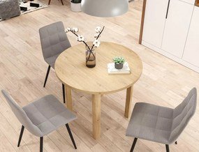 Kulatý jídelní stůl Adam 80 cm dub cremona torro