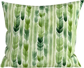 Polybavlnená obliečka na vankúš GREEN TREES POLY 45x45 cm, zelená