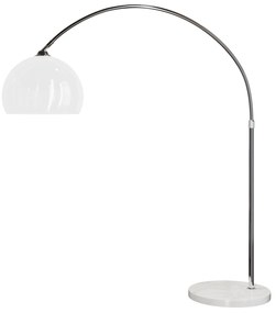 InternetovaZahrada Dizajnová oblúková stojanová lampa s mramorovou základňou - nastaviteľná 190 - 200 cm