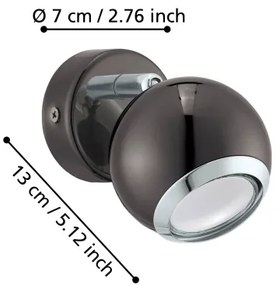 Eglo 31005 - LED bodové svietidlo BIMEDA 1xGU10 / 3W / 230V