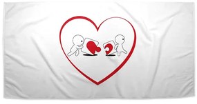 Sablio Uterák Puzzle love - 70x140 cm