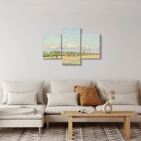 Obraz - Camille Pissarro, Landscape, Ile de France, reprodukcia (90x60 cm)