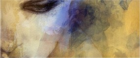 Obraz - Portrét ženy, kresba (120x50 cm)