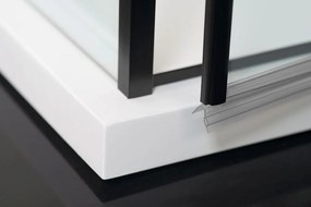 Polysan Polysan, Zoom Line Black obdĺžniková sprchová zástena 1000x800mm L/P varianta, ZL1310BZL3280B