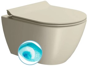 GSI GSI, PURA závesná WC misa, Swirlflush, 36x50cm, creta dual-mat, 881608
