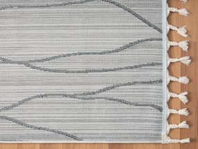 My Flair, Behúň Moroccan Serenity CA40082 weiß, 80x250, čiernobiela, obývacia izba