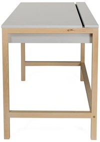 Pracovný stôl so sivou doskou Woodman NorthGate