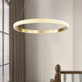 Toolight Toolight, LED stropné svietidlo 23W APP1510-CP, zlatá lesklá, OSW-05471