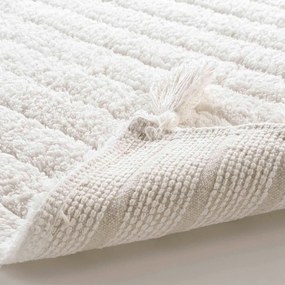 Biela kúpeľňová predložka 50x80 cm Minatis – douceur d'intérieur