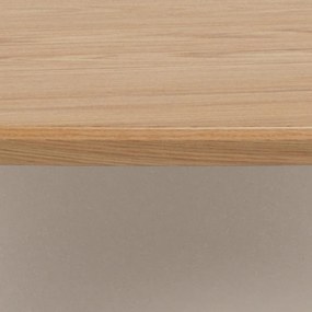 Okrúhly jedálenský stôl Soli 120 cm dub prírodný/kašmírový
