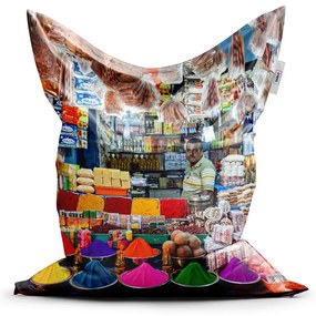 Sablio Sedací vak Farebné korenie - 200x140 cm