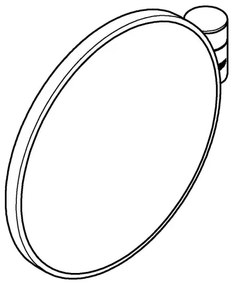 GROHE 41077000 - Kozmetické zrkadlo SELECTION 20 × 20 cm lesklý chróm