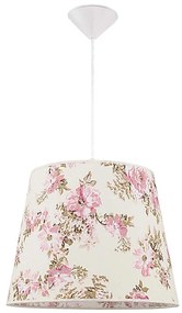 Duolla - Luster na lanku VIOLIN 1xE27/40W/230V pr. 38 cm ruža