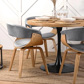 PROXIMA.store - Jedálenská stolička GARY Aura FARBA: čierna