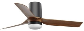 FARO Barcelona FARO 33835-1TW - LED Stmiev. ventilátor MINI PUNT TUB S 10W 2700/4000/6000K + DO FA33835-1TW