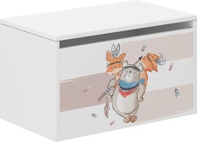 Wooden Toys KONTAJNER NA HRAČKY MEDVEDÍK