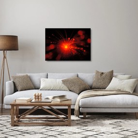 Sklenený obraz iskrenie abstrakcie (70x50 cm)