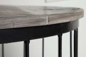 Konferenčný stolík Factory Loft 56cm sivý Mango
