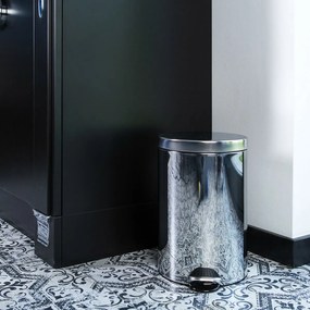 Alda Pedálový odpadkový kôš Freedom Fresh 12 l, nehrdz. lesk, 12 l