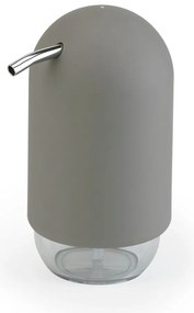 Sivý plastový dávkovač mydla 230 ml Touch – Umbra