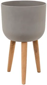 Refined Retro with feet Logan clouded grey 36x63 cm