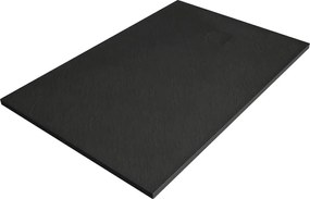 Mexen Bert, SMC obdĺžniková sprchová vanička 130 x 90 cm, čierna, 4K709013