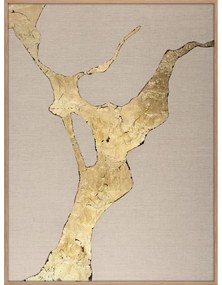 Ručne maľovaný obraz 90x120 cm Wild Horizon Gold – Malerifabrikken