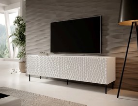 HOLE TV Stand 190 white mat/ white mat