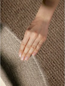 Béžový ručne tkaný vlnený okrúhly koberec ø 200 cm Greenwich – Ted Baker