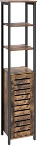 XXXLutz REGÁL, hnedá, čierna, uhlíková oceľ, 37/167/30 cm Boxxx - Online Only drobný nábytok - 002543025601