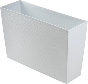 PLASTOVÝ KVETINÁČ BLOOM RIFLO 36X56X20 CM BIELA