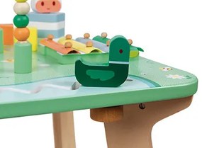 Drevený motorický stolík s aktivitami