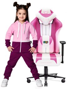 Detské látkové herné kreslo Diablo X-Player 2.0 Kids Size: Marshmallow Pink/ružová Diablochairs