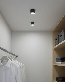 LED bodové svietidlo LED/5W/230V 3000/4000/6400K pr. 7,5 cm čierna