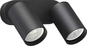Ideal Lux - LED nástenné bodové svietidlo DYNAMITE 2xGU10/7W/230V CRI 90 čierne