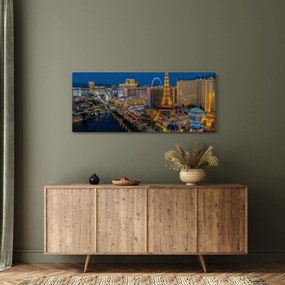 Obraz nočného Las Vegas (120x50 cm)
